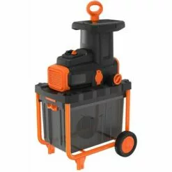 BLACK & DECKER BLACK+DECKER BEGAS5800 Elektro Leise Häcksler Gartenhäcksler 2800W Ø 45 Mm 45L