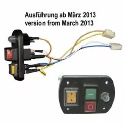 ATIKA Ersatzteil | Ein-/Aus Schalter (ab 03/13) F�r Gartenh�cksler ALF 2600