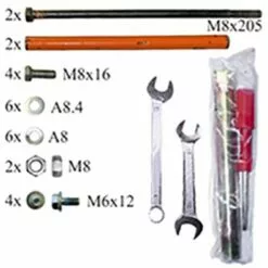 ATIKA Ersatzteil | Schraubenbeutel Komplett F�r Gartenh�cksler GHB 760 A