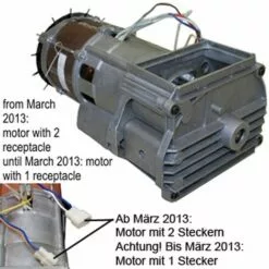 ATIKA Ersatzteil | Motor Mit Getriebe 2500W F�r Gartenh�cksler ALF 2600