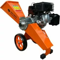 FOREST MASTER Benzin Mulcher Häcksler 6 PS 208ccm 4-Takt Garten-Mulcher Gartenhäcksler Benzin-Mulcher Holzschredder Asthäcksler