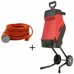ELEKTRO-GARTENHACKSLER SCHREDDER 2400W 45MM SCHEPPACH GS55 + ELEKTROKABEL 20 MT