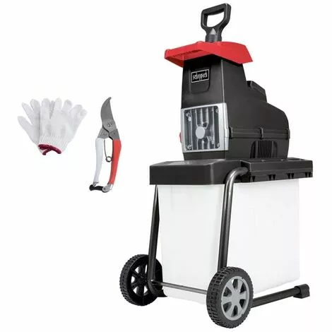 Scheppach 2IN1 Elektro Gartenhäcksler GS60 Häcksler Schredder 2800W Gartenschere 3 Scheppach 2IN1 Elektro Gartenhäcksler GS60 Häcksler Schredder 2800W Gartenschere