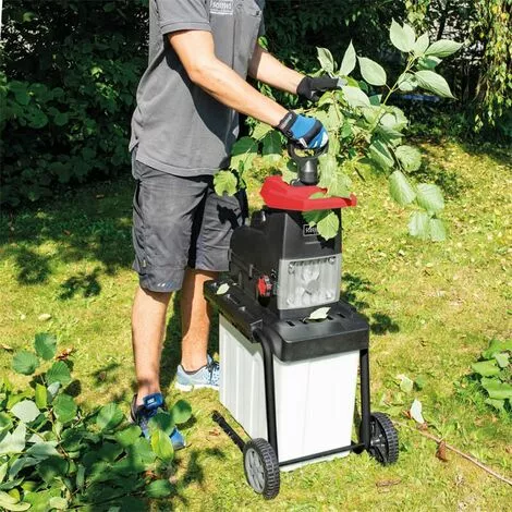 Scheppach 2IN1 Elektro Gartenhäcksler GS60 Häcksler Schredder 2800W Gartenschere 4 Scheppach 2IN1 Elektro Gartenhäcksler GS60 Häcksler Schredder 2800W Gartenschere – Bild 2