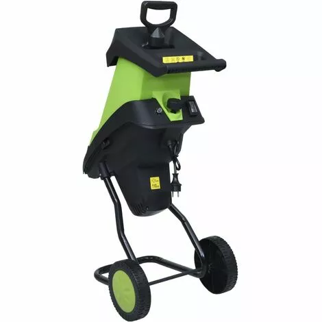 LONGZIMING Elektrischer Gartenhäcksler Mit 2 Ersatzklingen 2400 W 4 LONGZIMING Elektrischer Gartenhäcksler Mit 2 Ersatzklingen 2400 W – Bild 2
