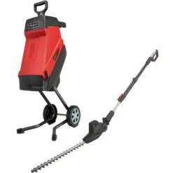Pack SCHEPPACH Elektro-Häcksler - 2400 W - 2 Auffangbeutel - GS55 - Heckenschere - 41 Cm - 500 W - TPH500