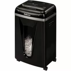 Fellowes Aktenvernichter Microshred 450 M Schwarz-silber