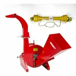 DEMA SET 2in1 Holzhäcksler Holzschredder Hacker WS5 + Zapfwelle 80 - 104 Cm Häcksler